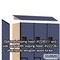 Salsbury Industries 2 Tier 'S' Designer Locker, 54"Wx76"Hx21"D, 6 Door, Blue 18-27361BLU - alternate 8
